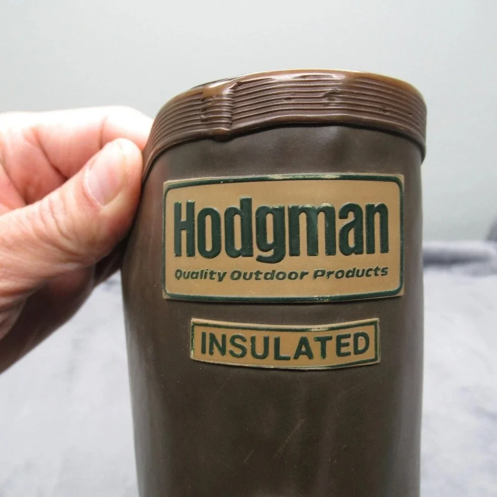 Hodgman Duck Boots Men 9 Insulated Waterproof Hunter Green Vintage Military 1984